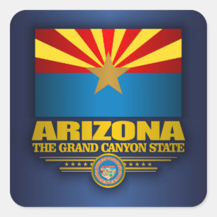 Adesivo Quadrado Orgulho da arizona