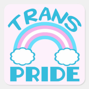 Adesivo Quadrado Orgulho do Transgender