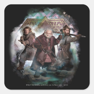 Adesivo Quadrado Ori, Dori e Nori