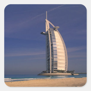 Adesivo Quadrado Oriente Médio, Emirados Árabes Unidos, Dubai, Burj