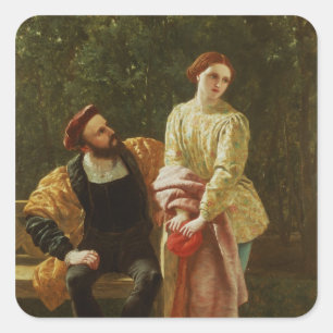 Adesivo Quadrado Orsino e viola