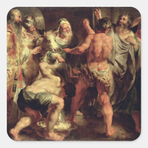 Adesivo Quadrado Os apóstolos, o St Paul e o St. Barnabas em Lystr