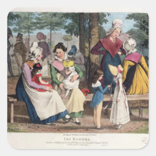 Adesivo Quadrado Os baby-sitter, 1820