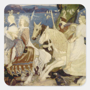 Adesivo Quadrado Os Cavaleiros do Sidhe