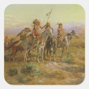 Adesivo Quadrado Os escoteiros