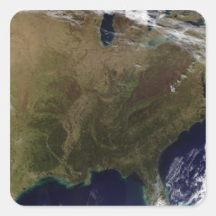 Adesivo Quadrado Os Estados Unidos orientais 3