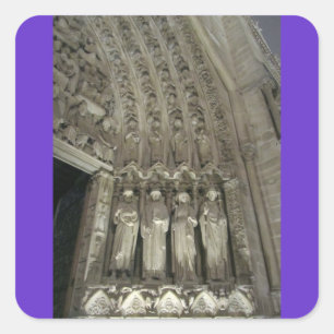 Adesivo Quadrado Os estatutos de Notre Dame