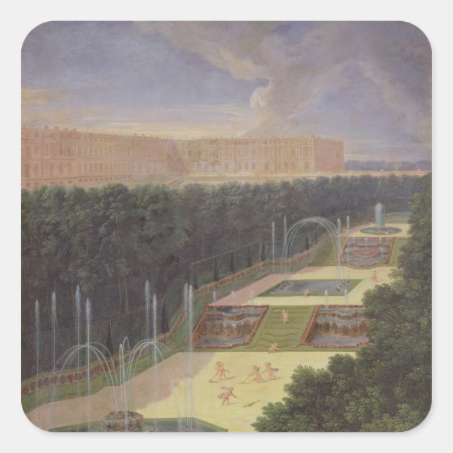 Adesivo Quadrado Os Groves de Versalhes (Frente)