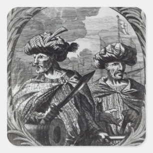 Adesivo Quadrado Os irmãos de Barbarossa