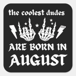 ADESIVO QUADRADO OS MAIS LEGAIS SÃO NASCER DE ANIVERSÁRIO