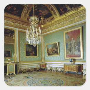 Adesivo Quadrado Os nobres do DES do salão de beleza