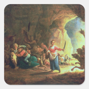 Adesivo Quadrado Os portões de Hades