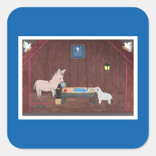 ADESIVO QUADRADO OS PRESENTES