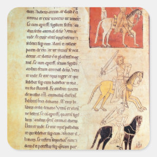 Adesivo Quadrado Os Quatro Cavaleiros do Apocalipse