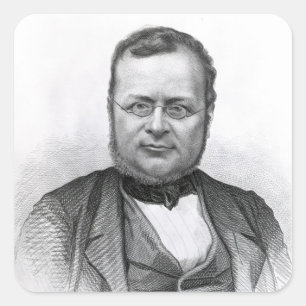 Adesivo Quadrado Os retratos da sala de estar de eminente