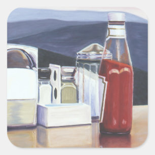 Adesivo Quadrado Os suspeitos usuais 2000