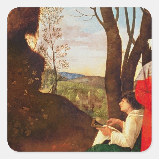 Adesivo Quadrado Os Três Filósofos (Frente)