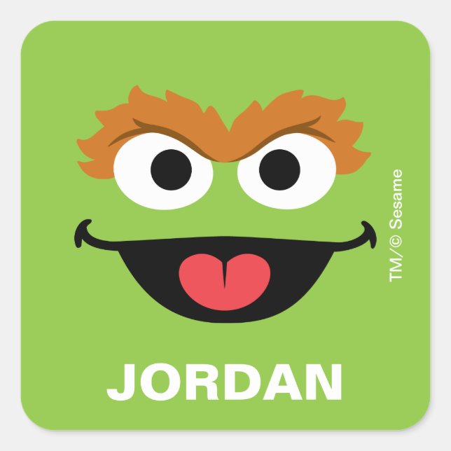 Adesivo Quadrado Oscar, o Agrupamento - De Volta aos Rótulos Escola (Frente)