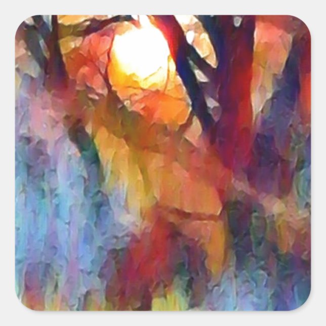 Adesivo Quadrado Ostara Moonrise (Frente)