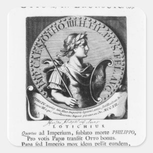 Adesivo Quadrado Otto IV de Brunsvique