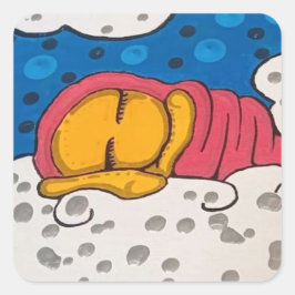 Adesivo Quadrado Ouro