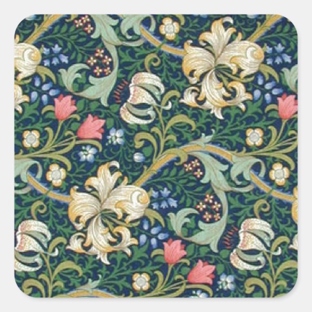 Adesivo Quadrado Ouro Líquido (Frente)