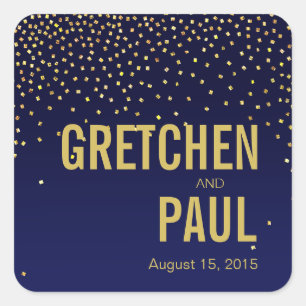 Adesivo Quadrado Ouros no Decal de Favor do Céu MARINHO