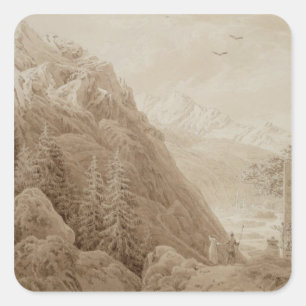 Adesivo Quadrado Outono