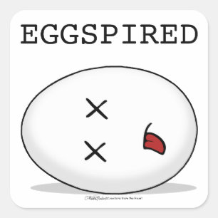 Adesivo Quadrado Ovo inoperante de Eggspired- (expirado)