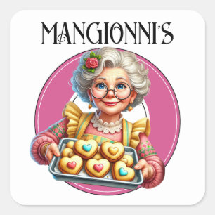 Adesivo Quadrado Padaria