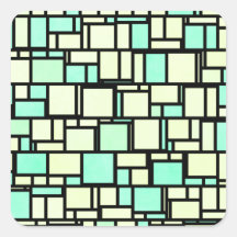 Padrão amarelo verde geométrico