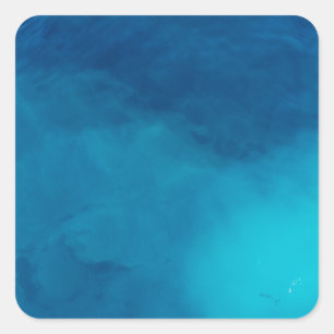 Adesivo Quadrado Padrão Artístico Azul Pintura Arte Tons Azuis Esqu