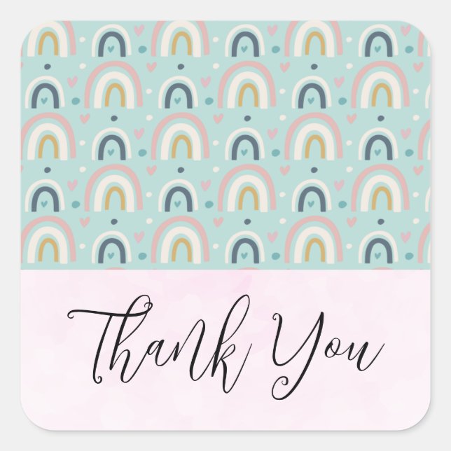 Adesivo Quadrado Padrão Brilhante Branco Bonito (Frente)