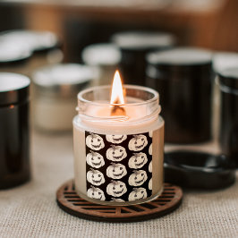 Adesivo Quadrado Padrão de Bomba Spooky | Feliz Dia das Bruxas