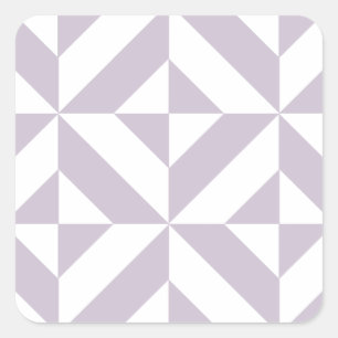 Adesivo Quadrado Padrão de Cubo de Deco Geométrico de Uvas Legal Pá