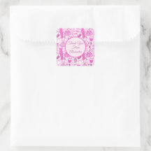 Padrão de Moda Rosa e Rosa Quente de Barbiecore