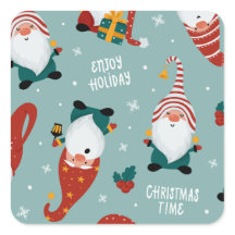 Padrão de Natal do Elfo Amarelo Verde Verde Branco