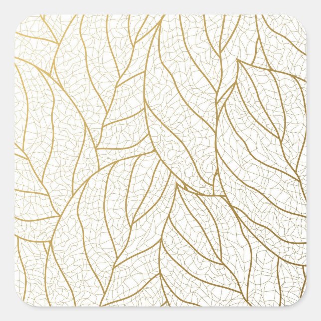 Adesivo Quadrado padrão do rico (Frente)