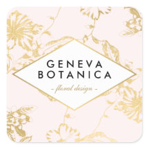 Padrão Floral Dourado Vintage em Designer Rosa