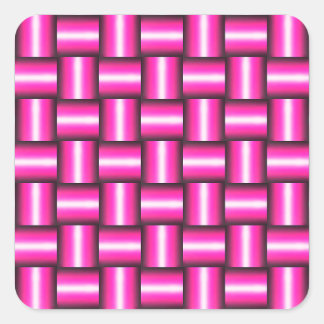 Adesivo Quadrado Padrão Geométrico Rosa Sem Costura