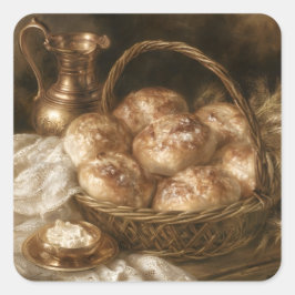 Adesivo Quadrado Pãezinhos