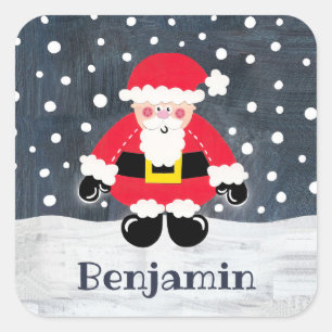 Adesivo Quadrado Pai Fofo Personalizado Papai Noel Squ Pai Natal