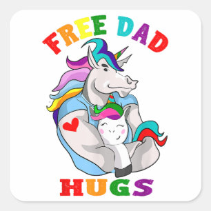 Adesivo Quadrado Pai LGBT