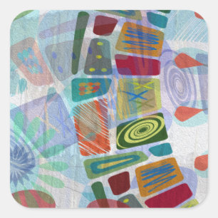 Adesivo Quadrado Painéis Midway III