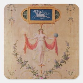 Adesivo Quadrado Painel do boudoir de Marie-Antoinette