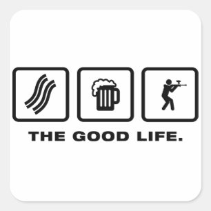 Adesivo Quadrado Paintball