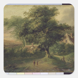 Adesivo Quadrado Paisagem, 1827