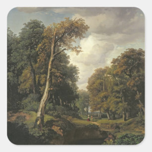 Adesivo Quadrado Paisagem, 1850