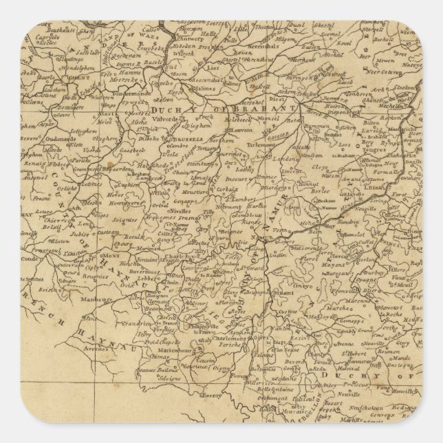 Adesivo Quadrado Países Baixos 6 (Frente)