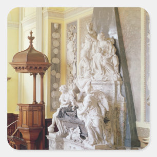 Adesivo Quadrado Palácio de Blenheim, a capela, c.1705
